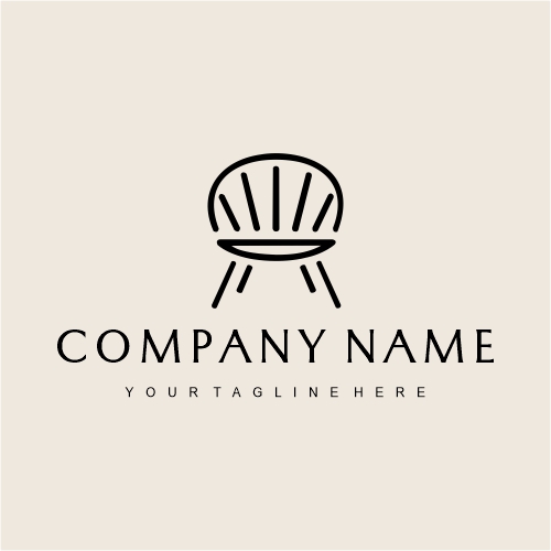  A Logo For Furniture,Illustration Free Vector