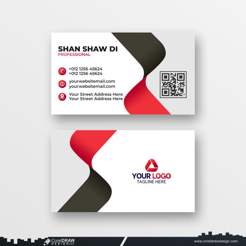  abstract premium design business card download