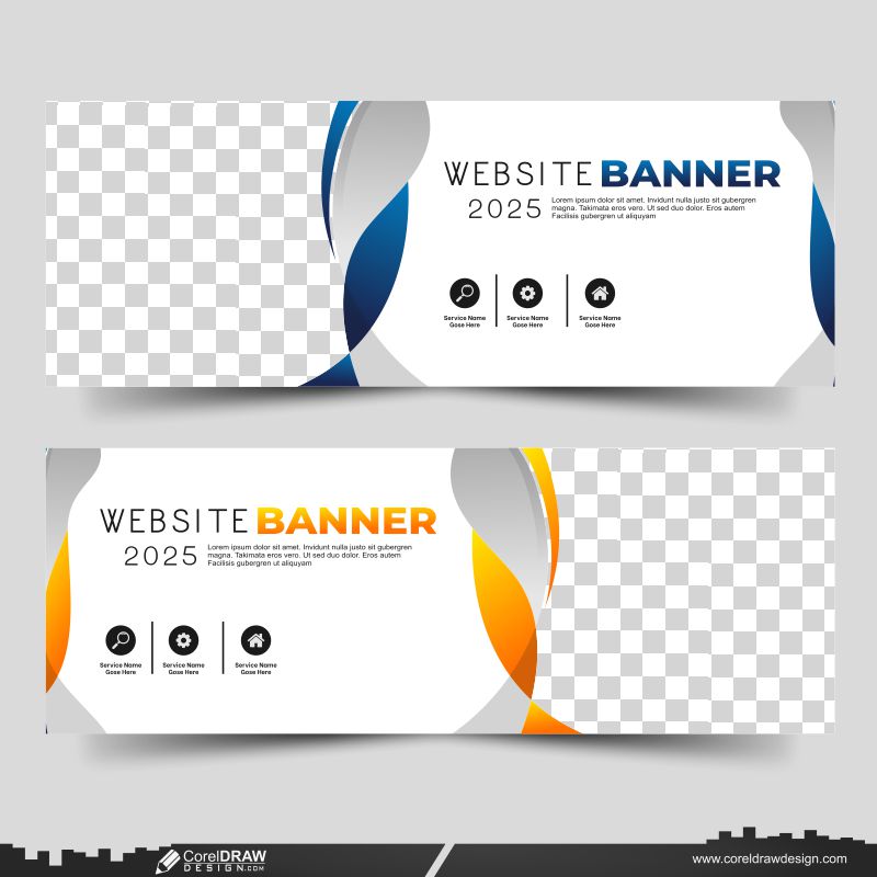  abstract Website Banner Premium background Design