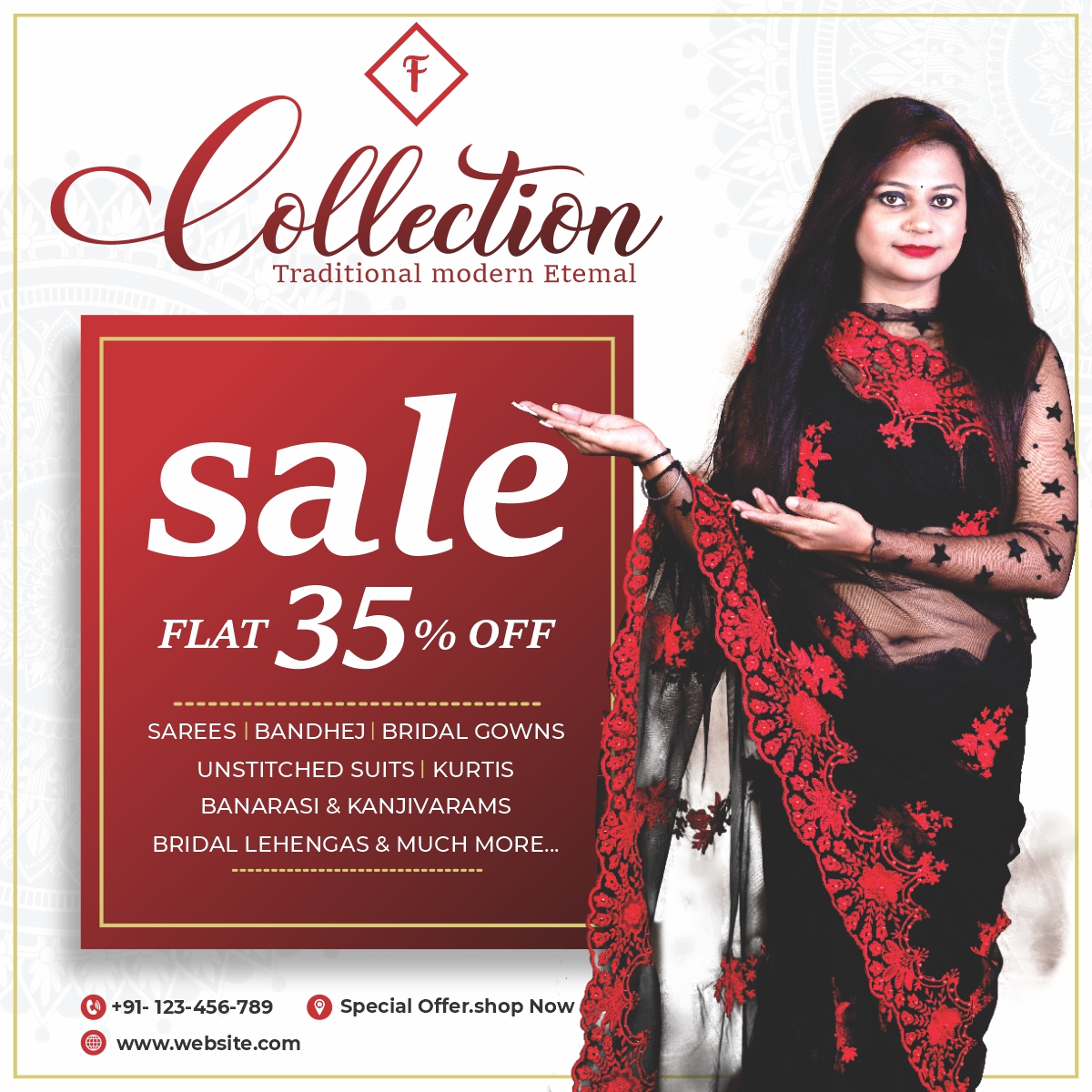  Collection Sale Discount Banner Template Promotion Premium Vector