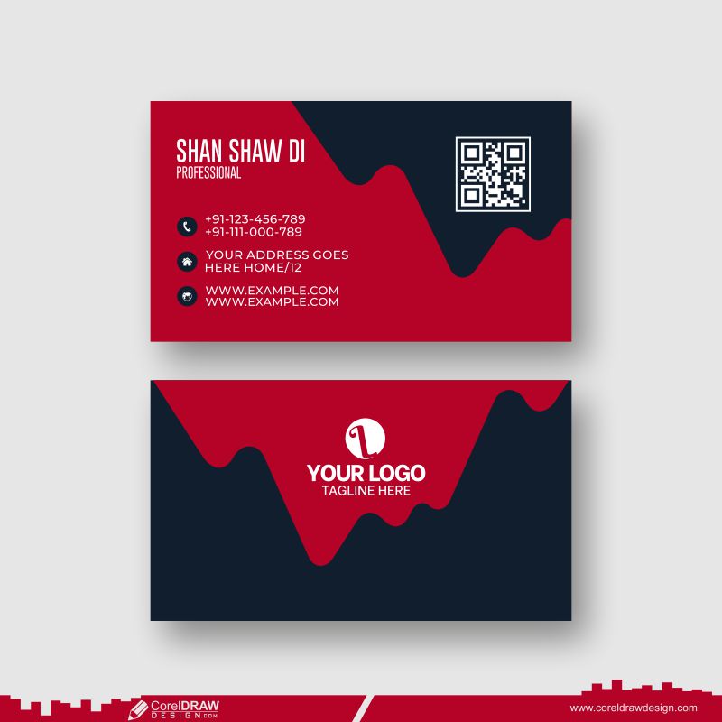  corporate business card design vector cdr