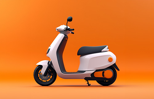  Electric scooter 3d render high quality free stock image