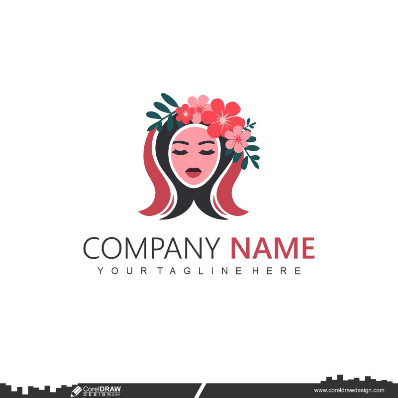  Hair & Beauty Salon Logo Customizable Vector Design