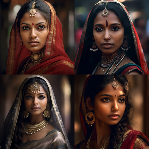 Download Indian woman wearing traditional dress with traditional ...