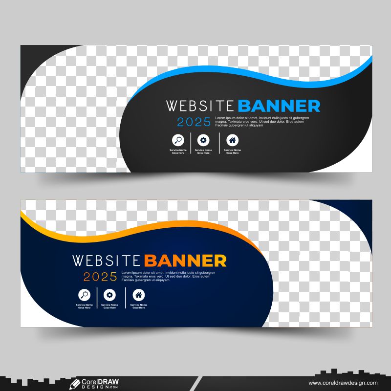  Website Banner Design Premium background