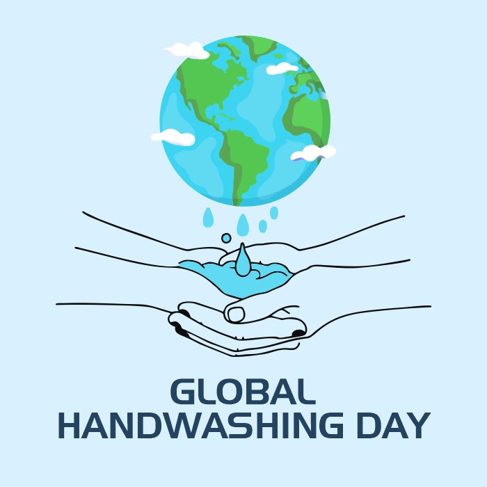 16 October Global Handwashing Day Vector Banner Free CDR Download Now