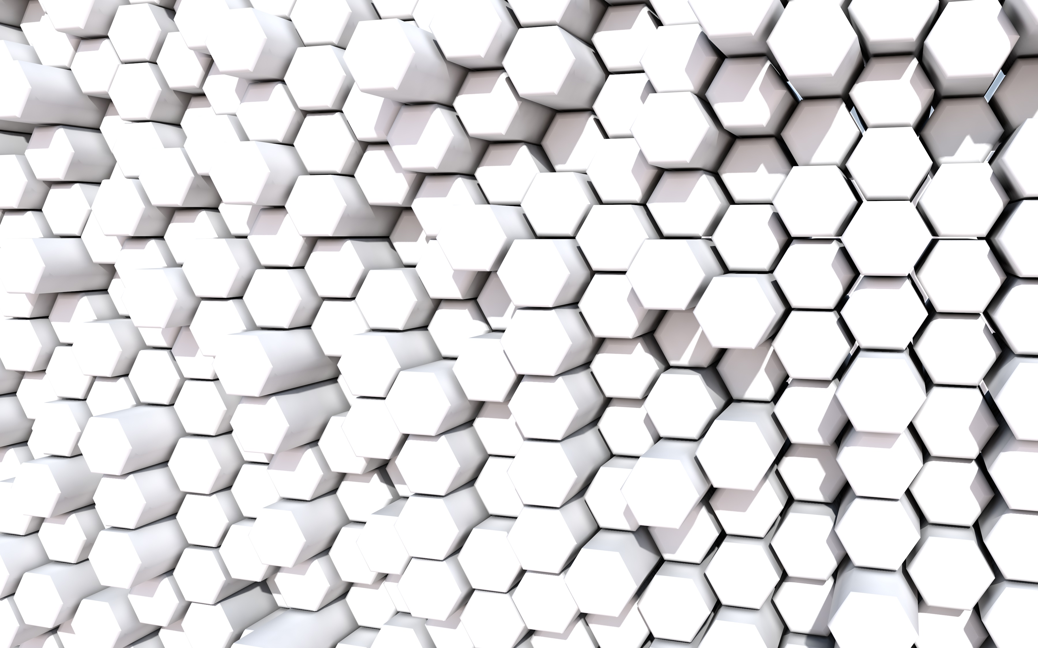 3D hexa poly background