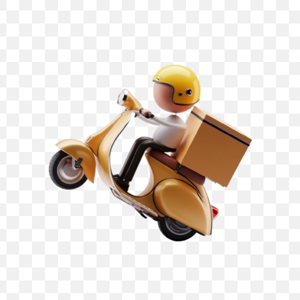 3D Render Of Delivery Boy High Quality Png Download For Free