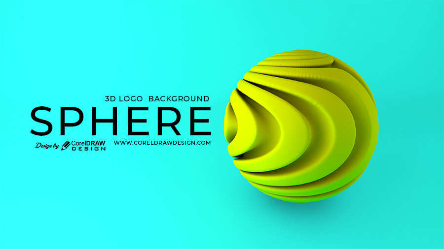 3D Sphere Blue Background Download Free Image From Coreldrawdesign