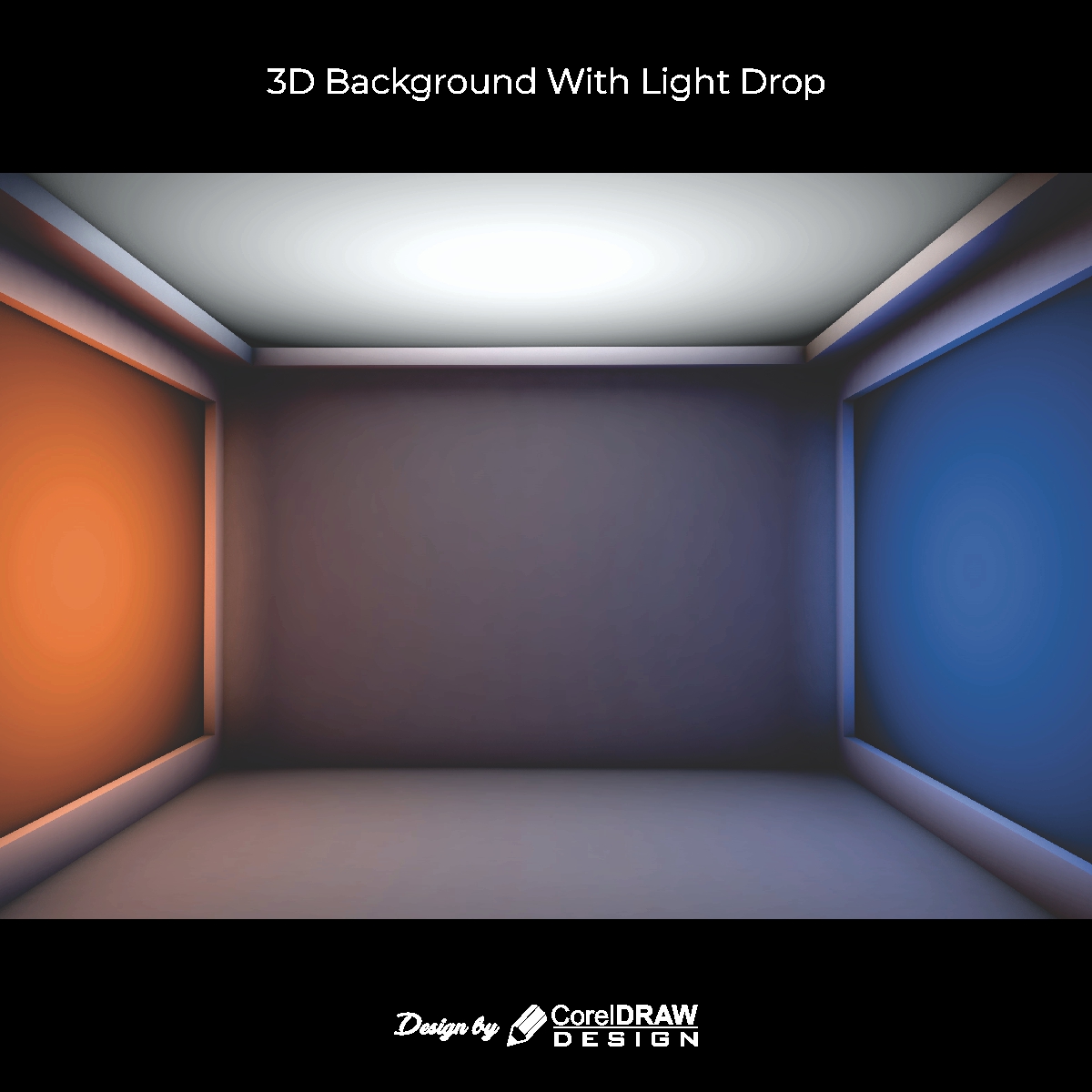 Download 3D STAGE BACKGROUND WITH LIGHT DROP | CorelDraw Design ...