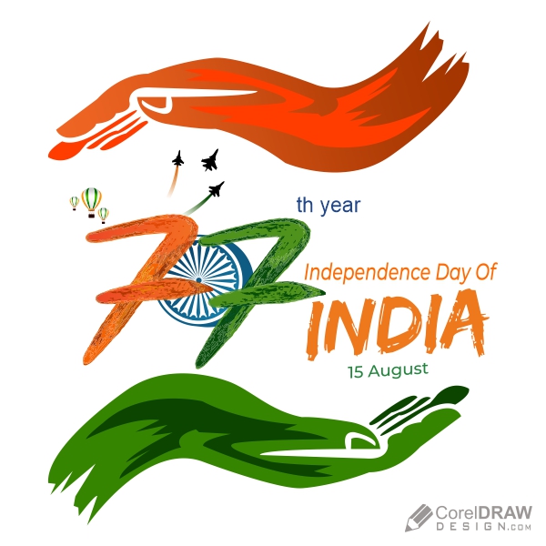 Download 77 Indian Independence Day Celebration Vector Design With