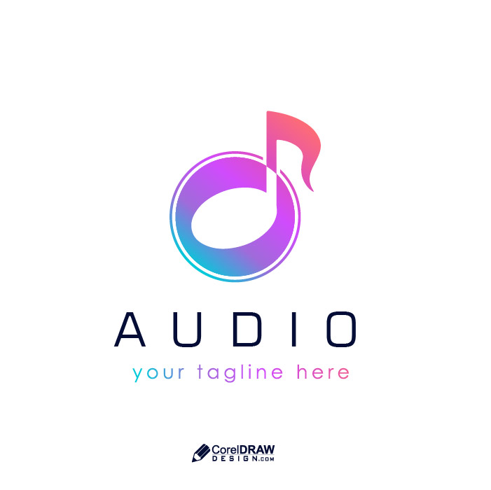 Download Abstract AUDIO music player logo vector free | CorelDraw ...