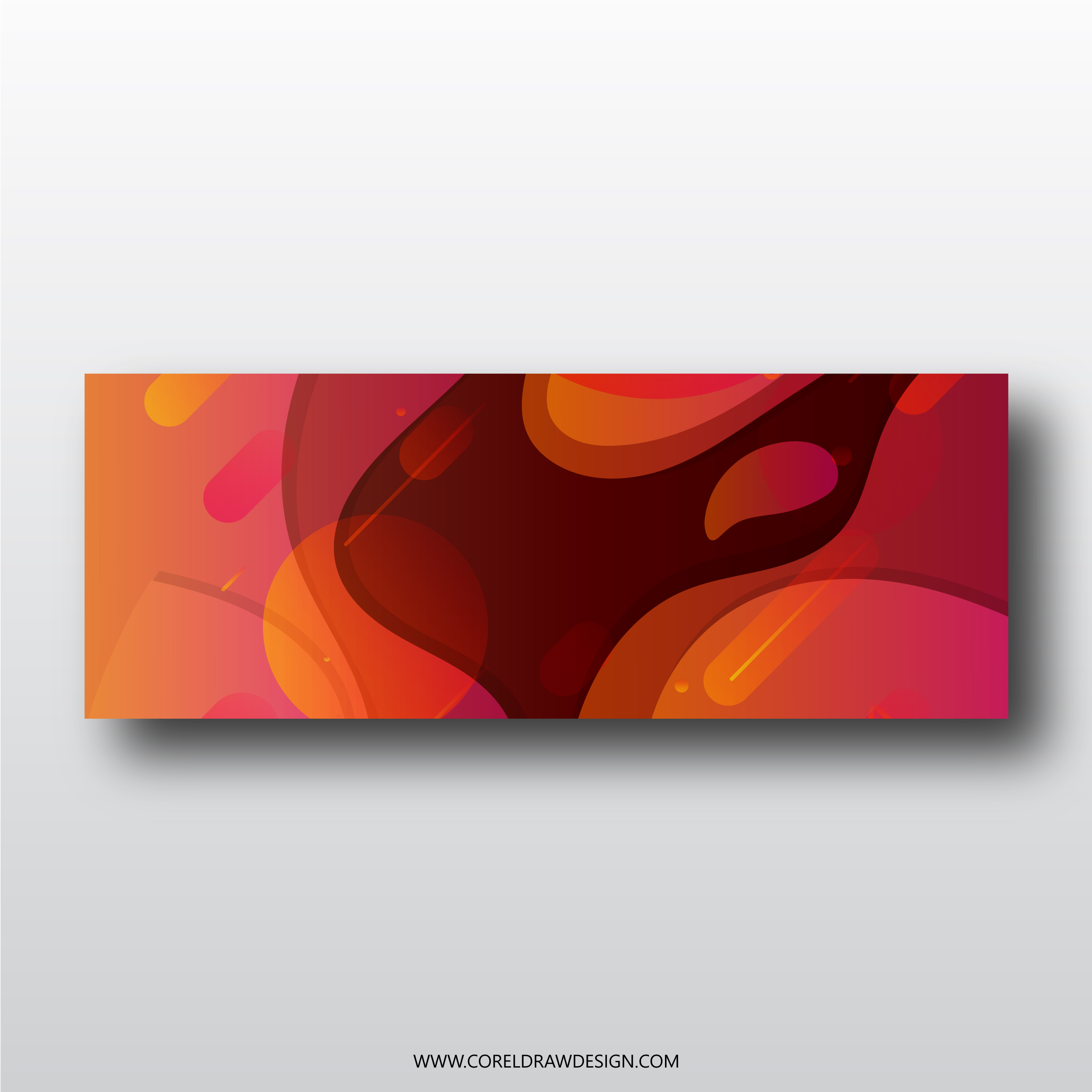 Download Abstract Banner Background Template | CorelDraw Design
