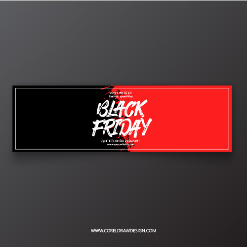 Abstract Black friday sale  banner
