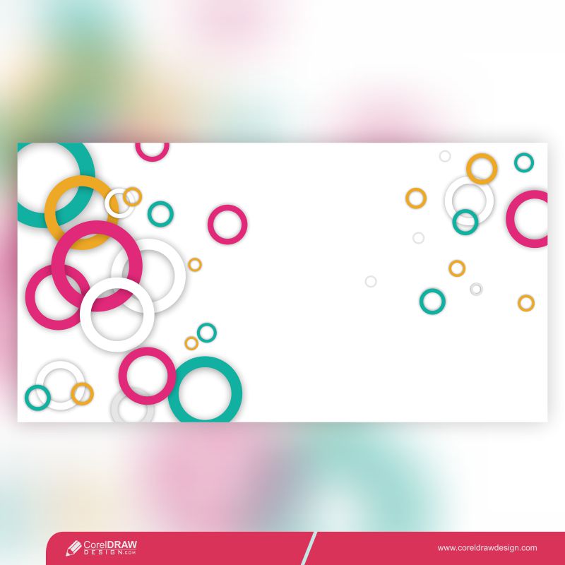 Download Abstract Colorful Geometric Composition Multicolored Circle Banner  Background | CorelDraw Design (Download Free CDR, Vector, Stock Images,  Tutorials, Tips & Tricks)