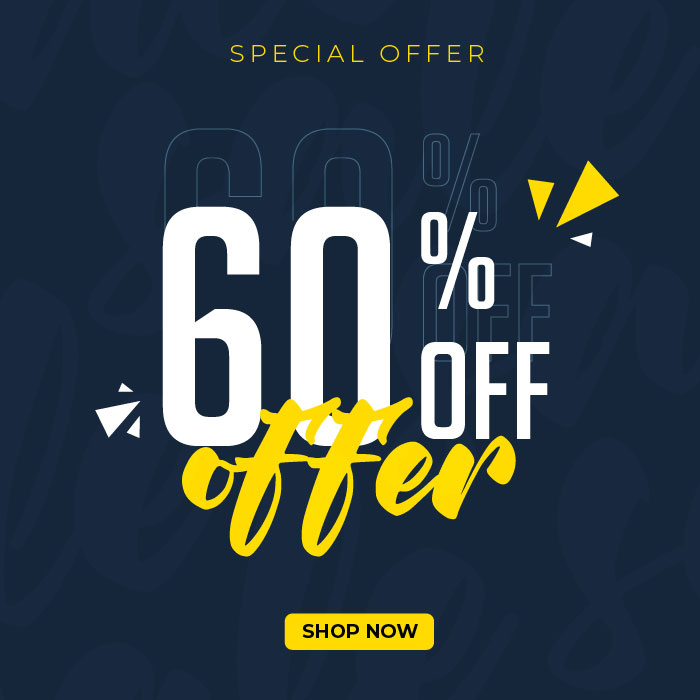 Abstract discount sale offer poster vector free