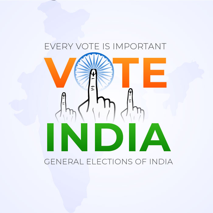 Download Abstract general elections of india poster banner vector free ...