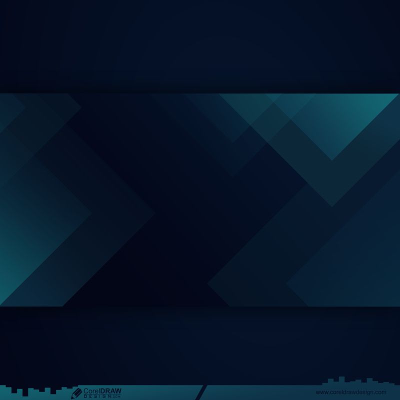 abstract gradient blue geometric background Premium