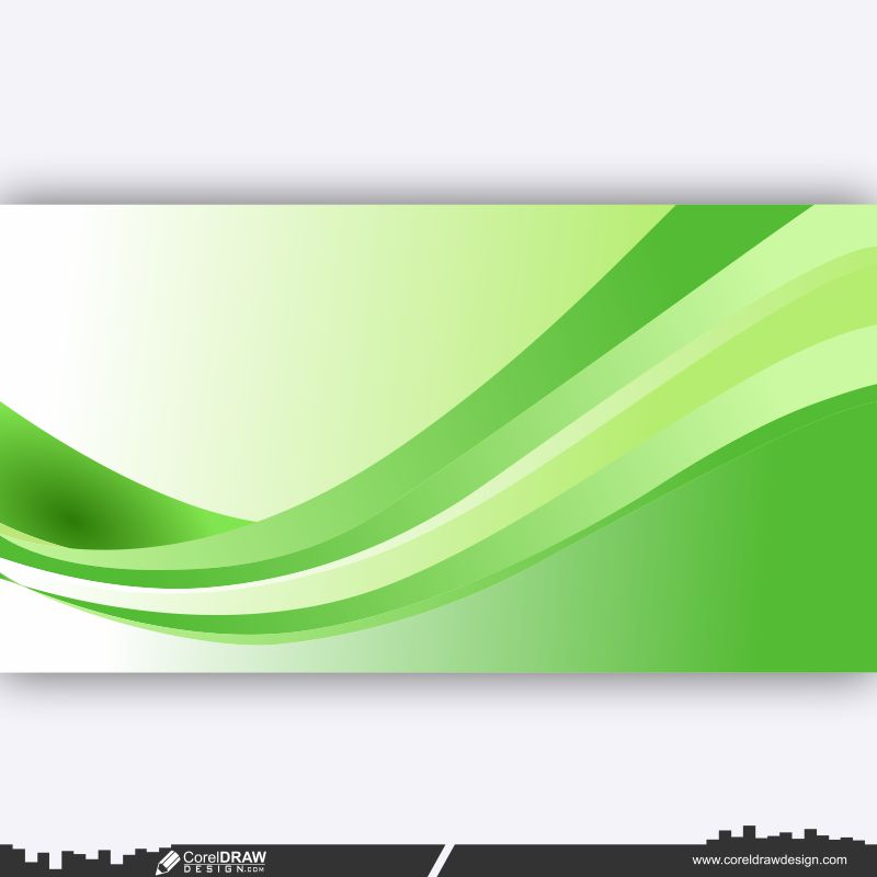 abstract Green curved lines background Premium Vector download