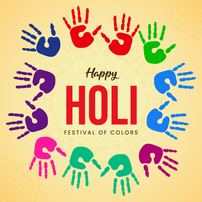 Abstract indian festival holi colorful vector
