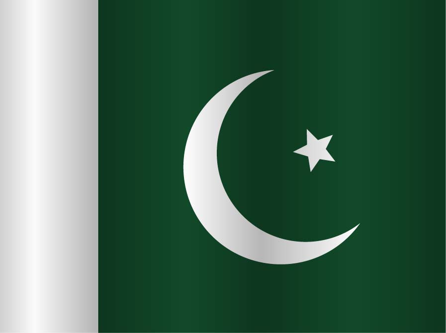 Abstract Pakistan Resolution day pakistan flag vector