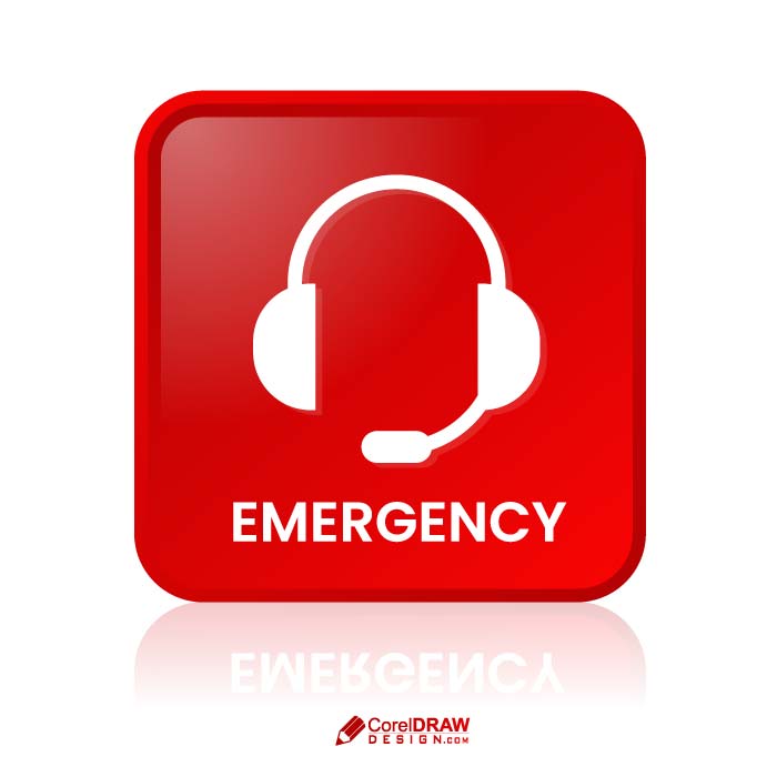 emergency icon vector