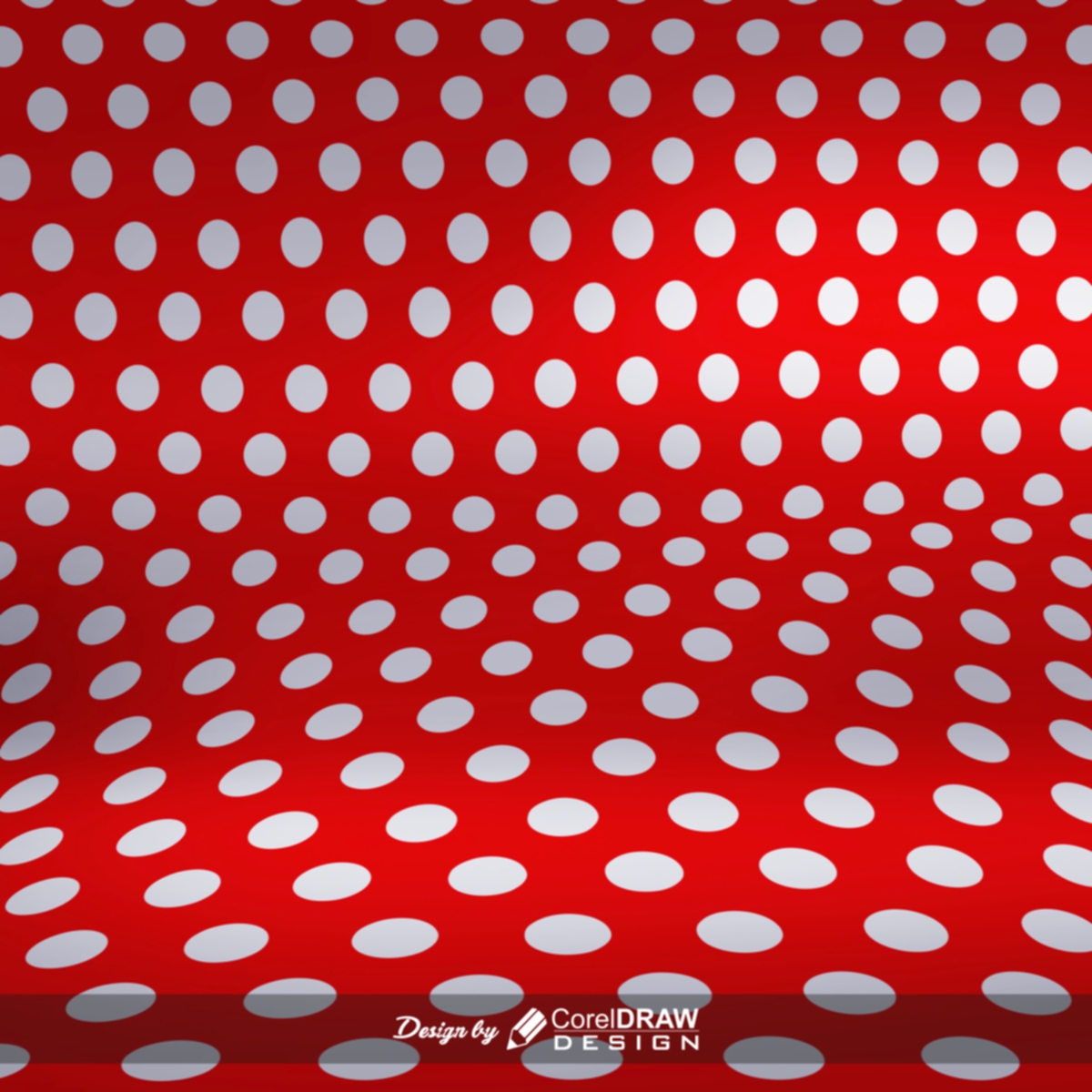 Abstract Red Perspective Background