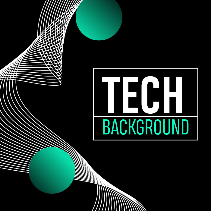 Abstract technology blend background vector free