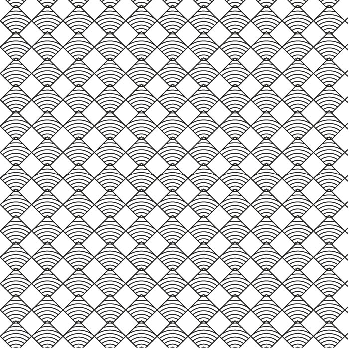 Abstract triangular tribal geometric pattern vector free