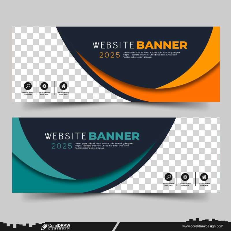 Abstract Website Banner Design download background 