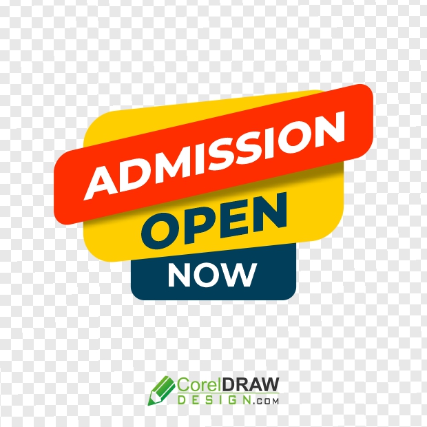 Admission Open Now Banner Design, Free PNG, Free Vector, Free Download, Transparent Image, Coreldraw Design