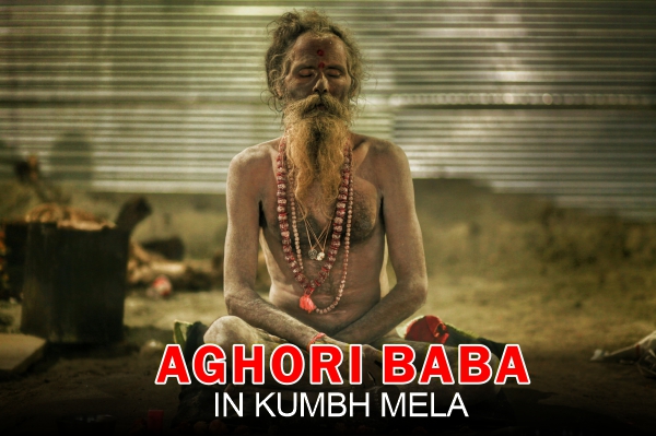 Aghori baba In kumbh mela image For Free In corel draw design