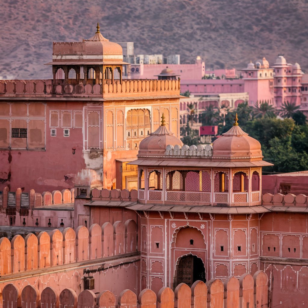 Amer fort hd stock image