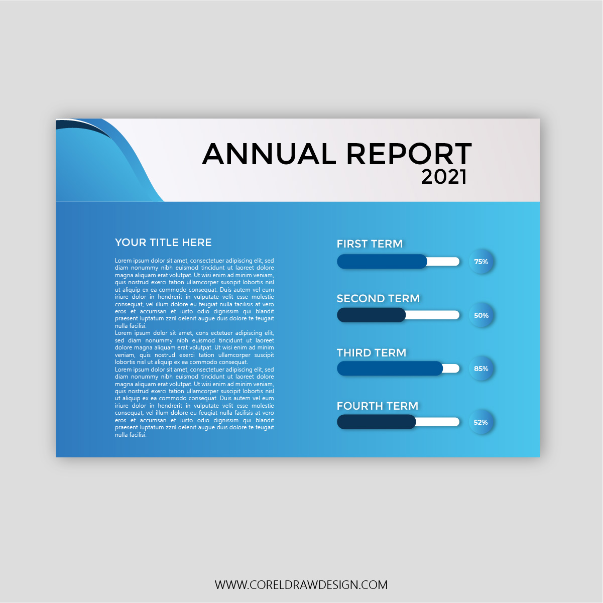 Annual Report Vector Presentation