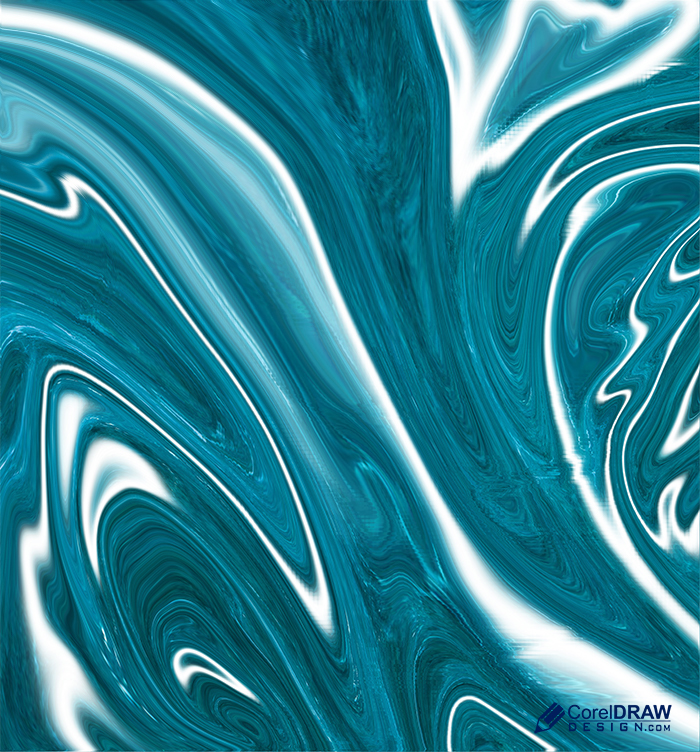 Aqua Blue turquoise color Liquid Marble Texture