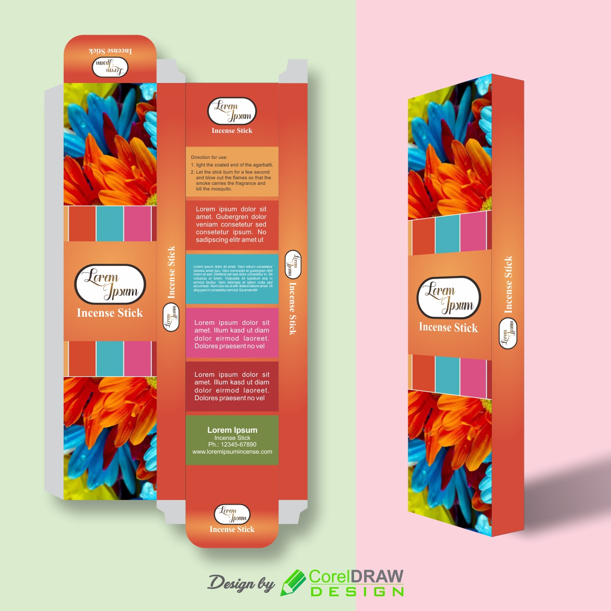 download design packaging coreldraw