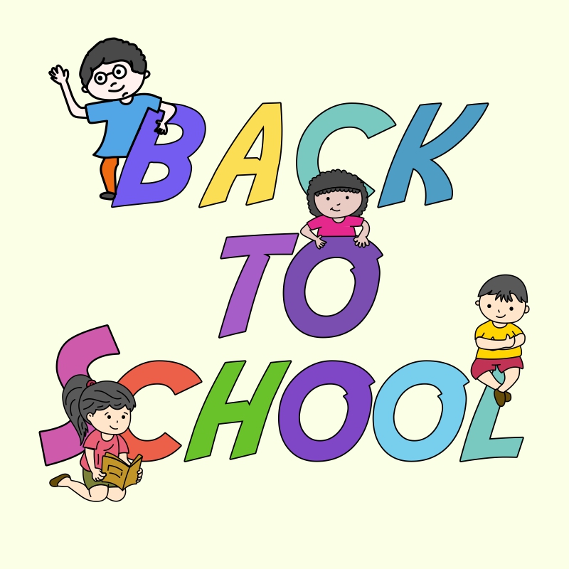 Back To School Vector Creative illustration Design Download For Free