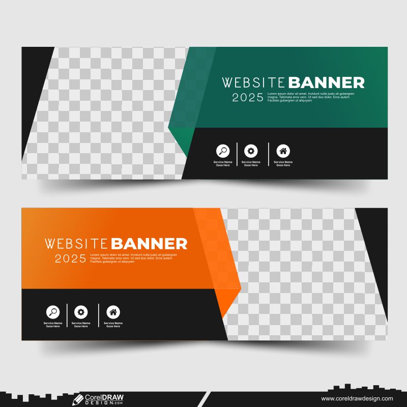 banner corporate website premium design