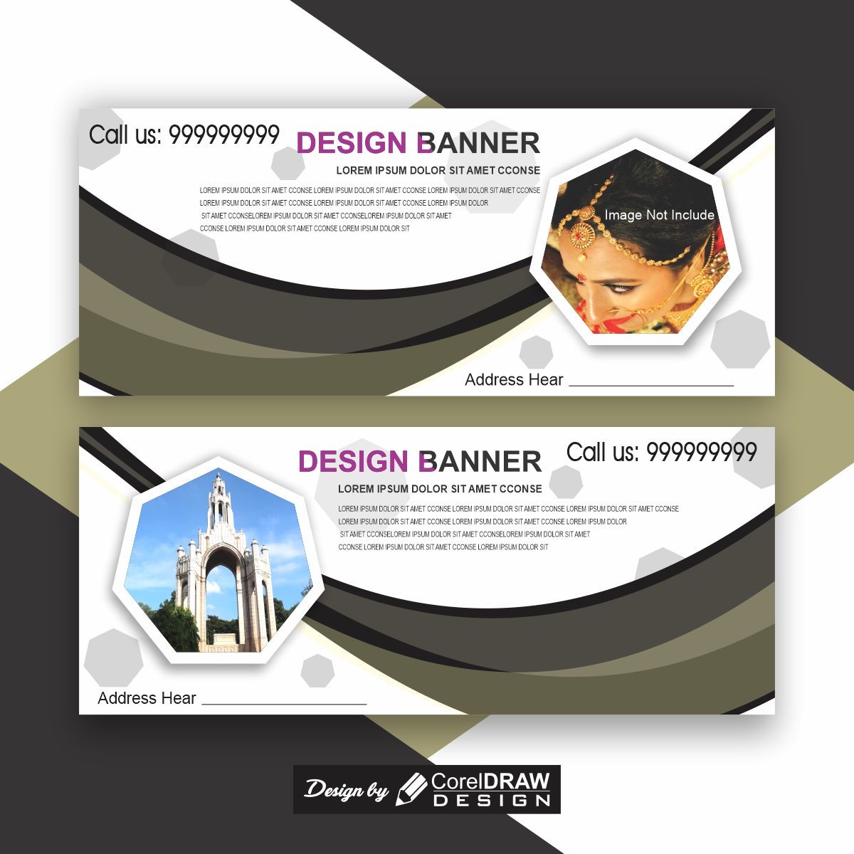 design banner cdr