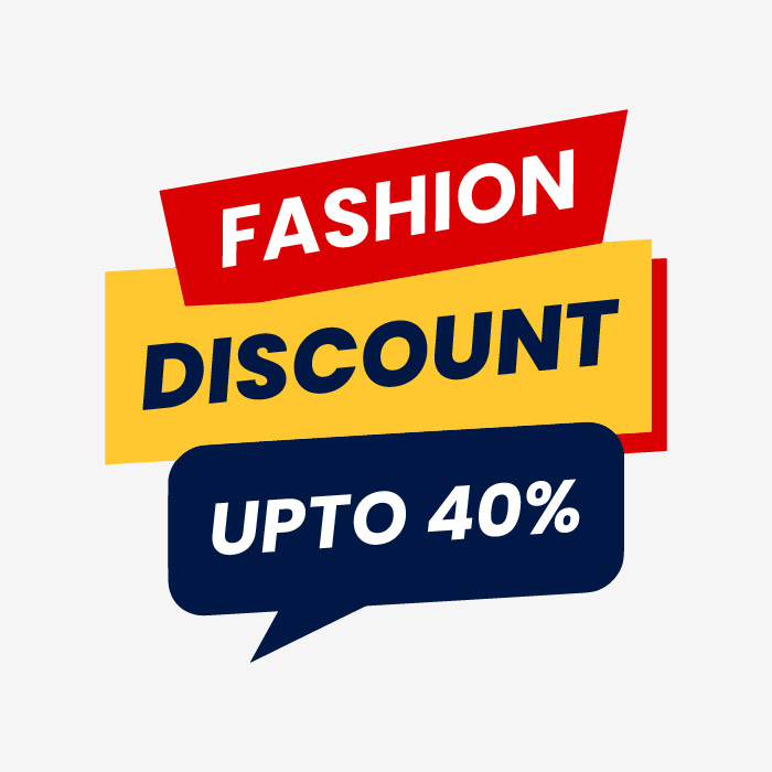 Banner Design For discount label  Vector Free