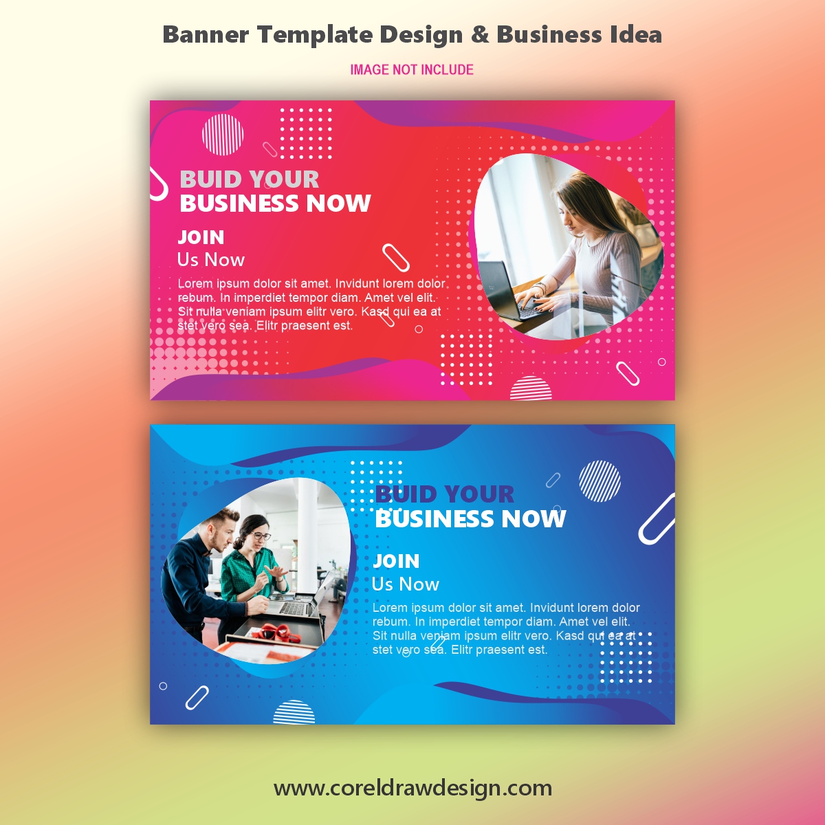 banner cdr templates