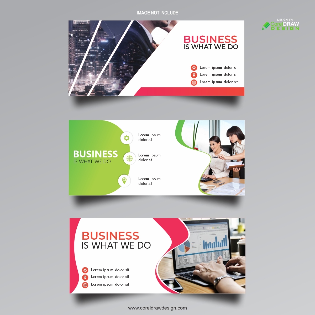 free download template banner cdr