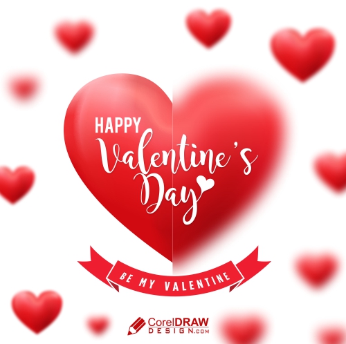 Be My Valentine, Valentine Day Background, Free Vector
