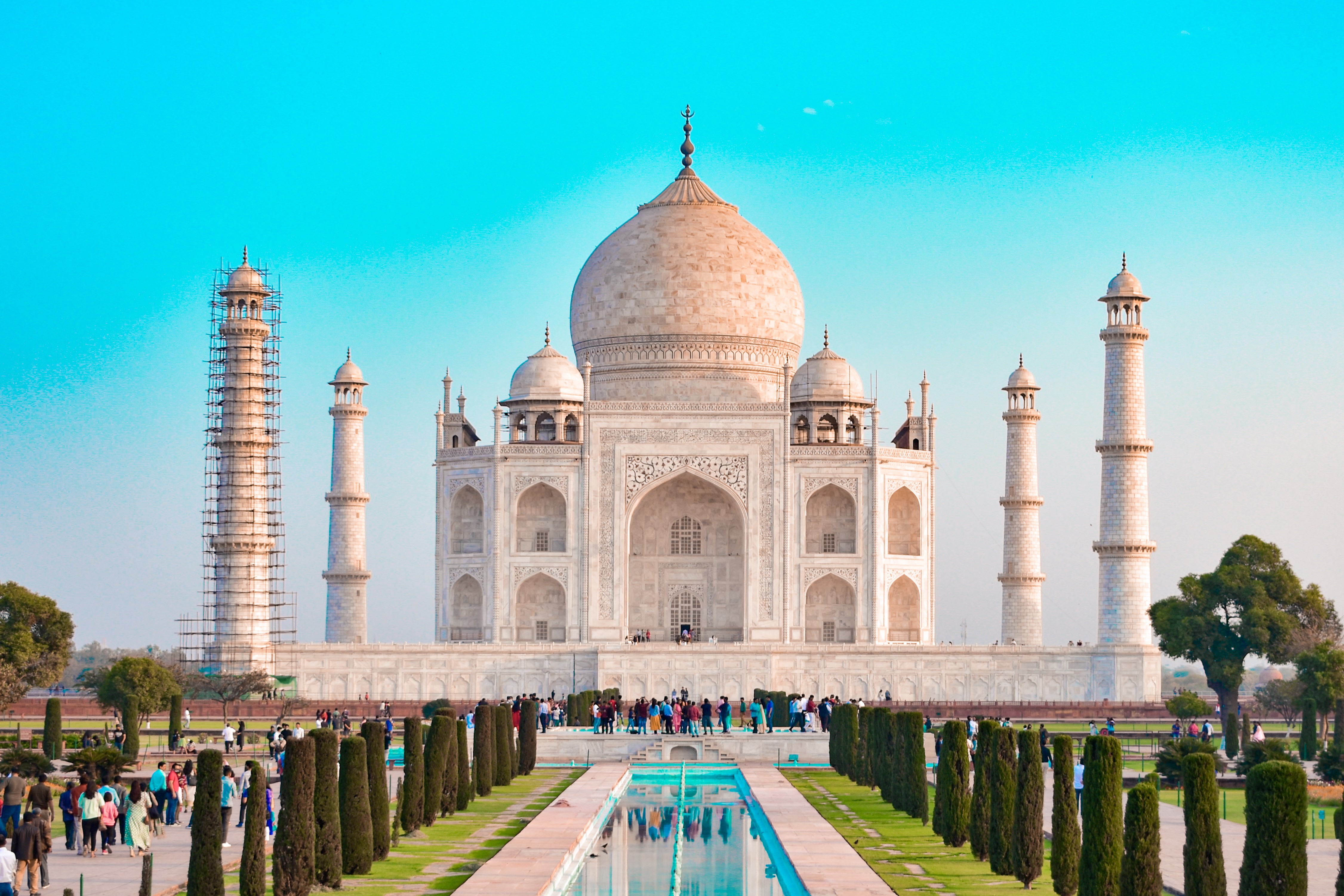 Beautiful Mesmerizing Taj Mahal Stock Image Royalty Free
