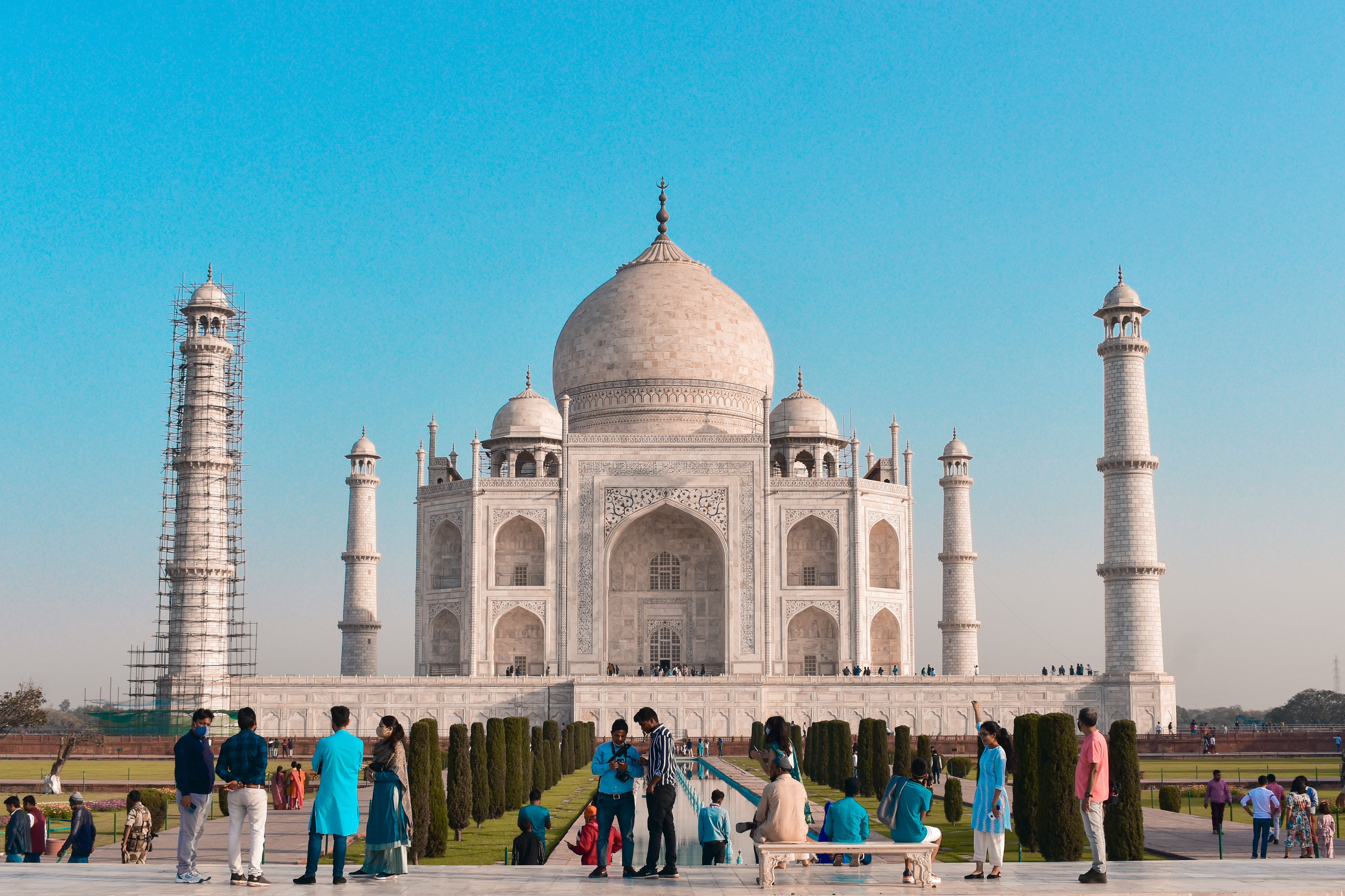 Beautiful Taj Mahal Symbol of love Royalty Free Stock Image