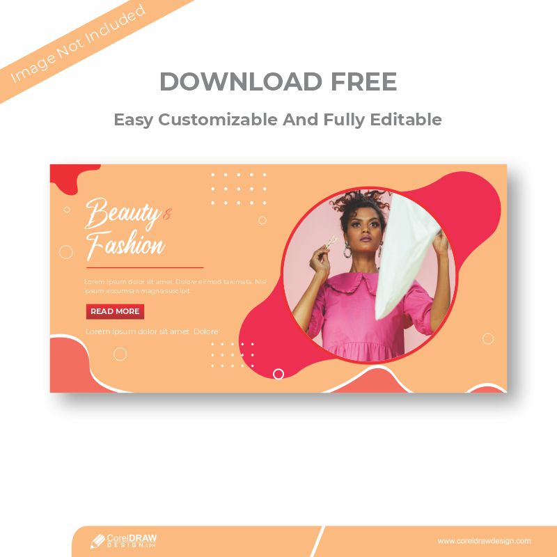 Beauty n Fashion Cover Banner Download From Coreldrawdesign Free Template