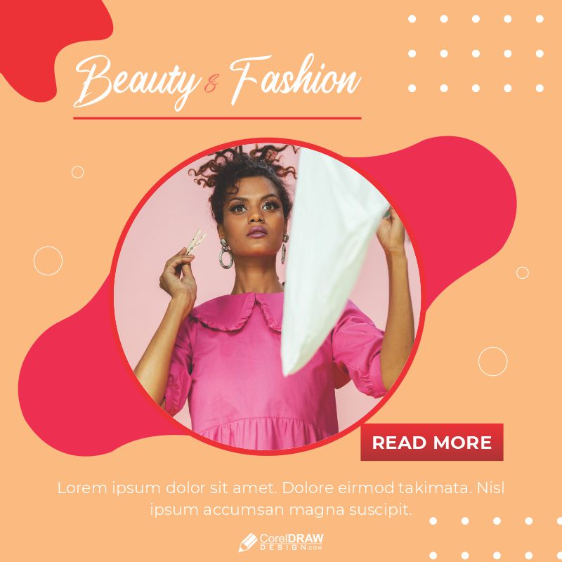 Beauty n Fashion Poster Banner Download From Coreldrawdesign Free Template