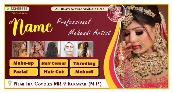 Beauty Parlour  Banner  Vector & Design Creativity Download For Free cdr