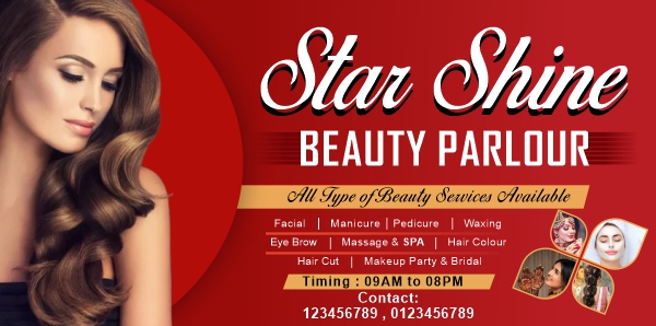 Beauty Parlour  Banner  Vector & Design Creativity Download For Free cdr