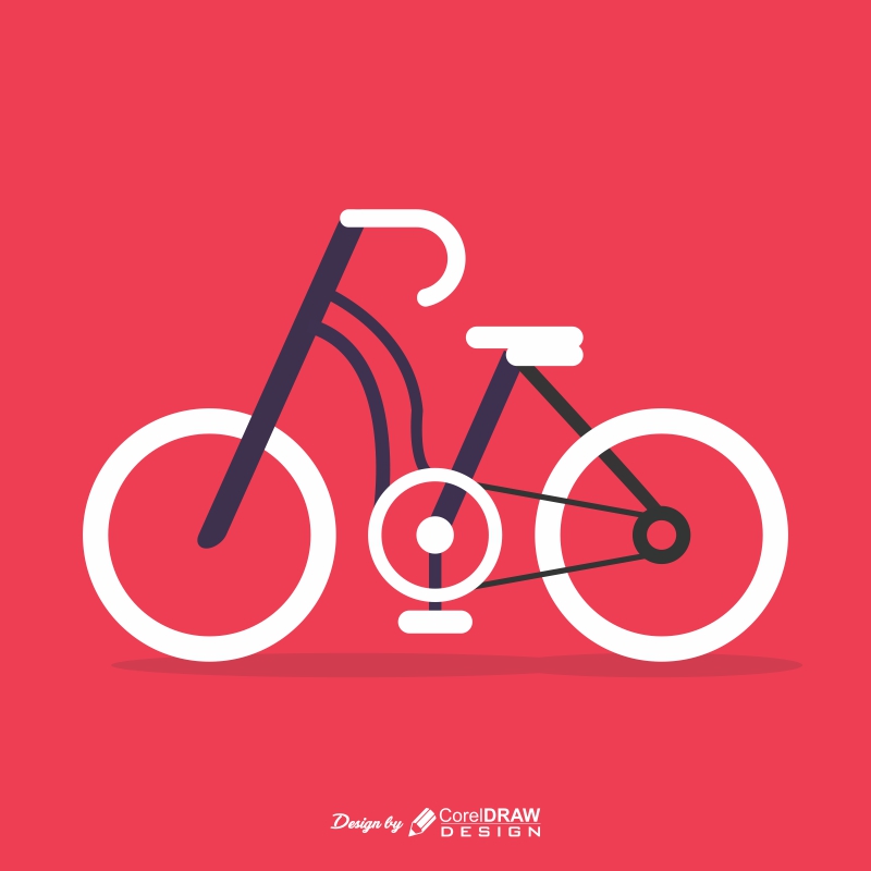 Bicycle Icon Illustration Download Free From Coreldrawdesign